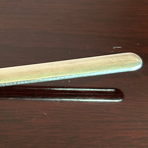 Vintage Stonewashed Cake Baroque Italian Server 10.25" Long 2.5" Wide 0.5" High - Picture 9 of 10